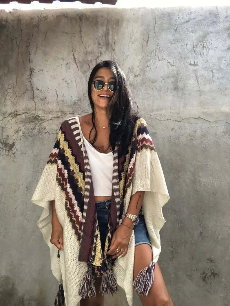 Amelie | Oversized Cape Cardigan